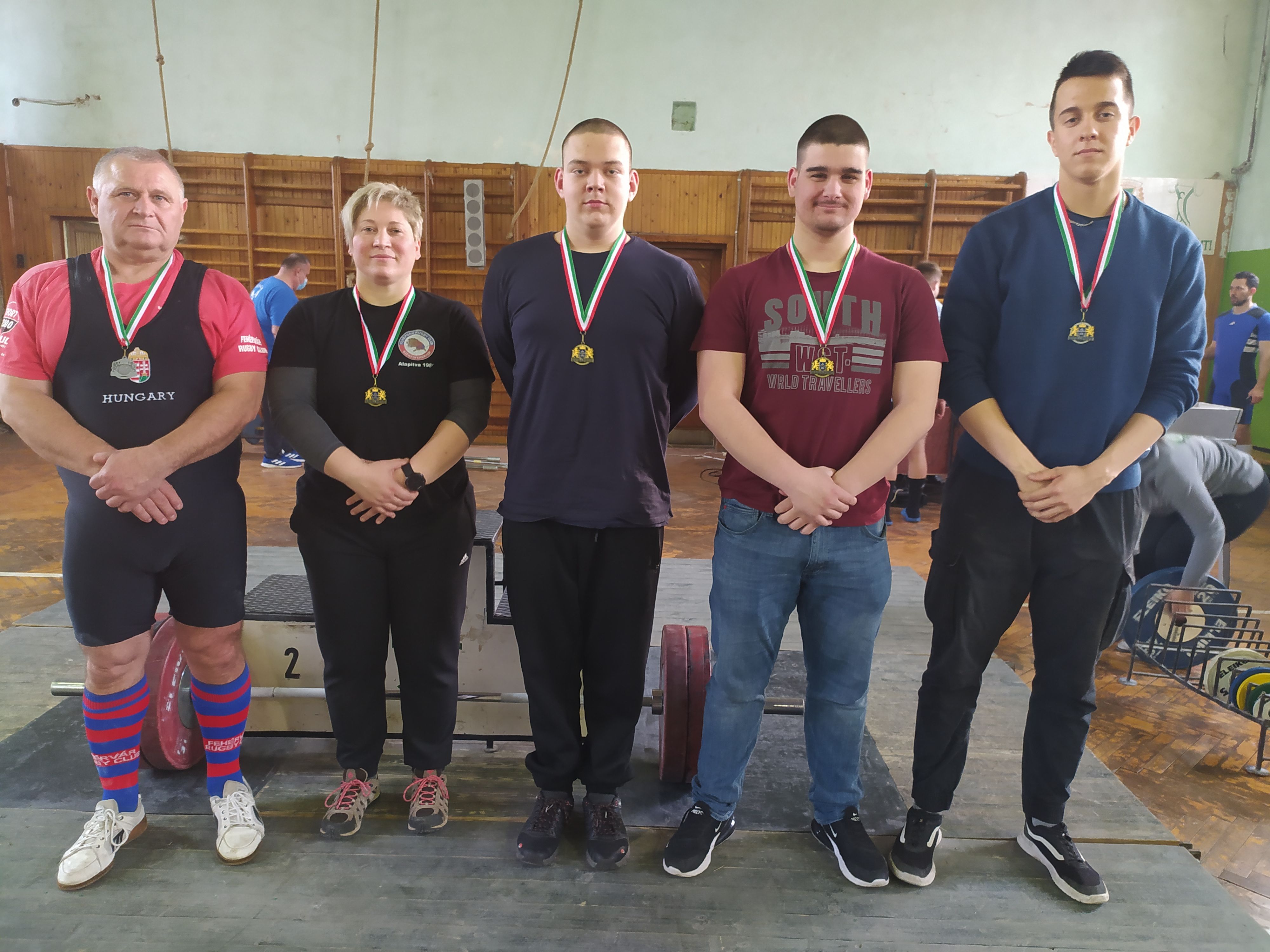 Súlyemelés - szép eredményeket hozott a Fehérvár Rugby Club Budapest bajnokságról