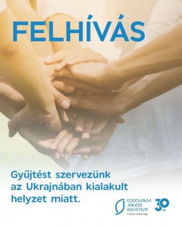 Gyűjtést szervez az ukrán menekülteknek a Kodolányi János Egyetem