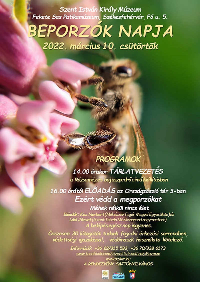 Beporzók napja március 10-én a Fekete Sas Patikamúzeumban