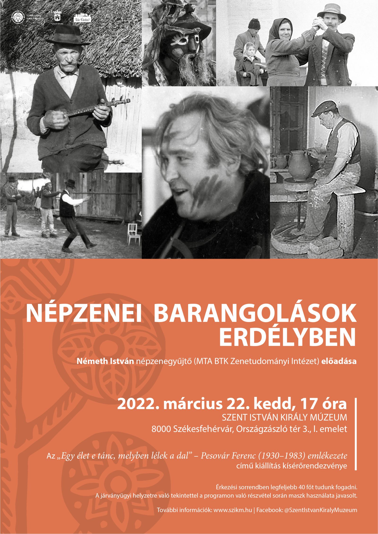 Népzenei barangolások Erdélyben - zenetudományi előadás lesz március 22-én