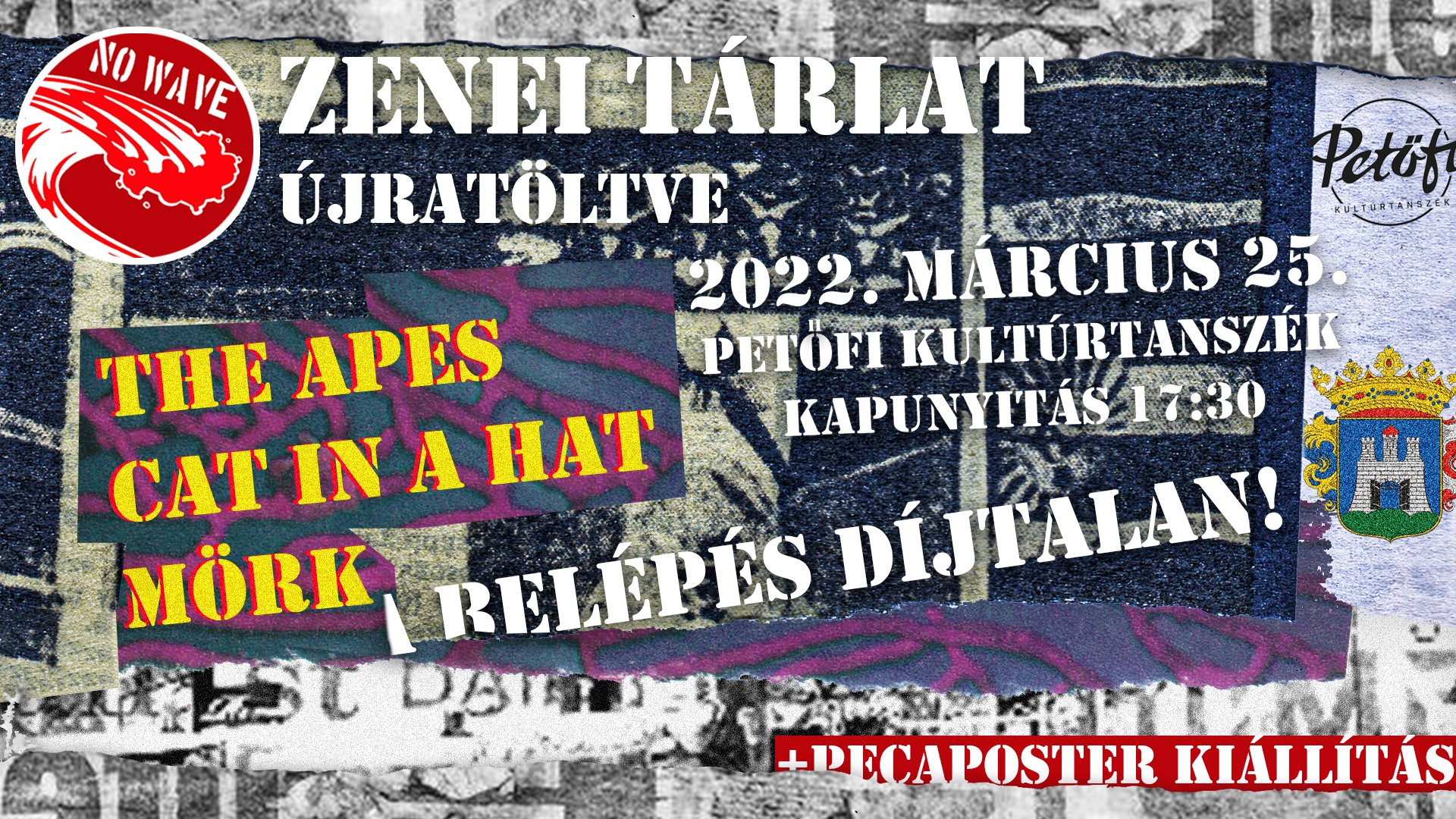 No Wave - Zenei Tárlat újratöltve a Petőfi Kultúrtanszéken