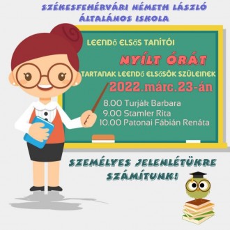 Nyílt órákat tartanak szerdán a Németh László Általános Iskolában