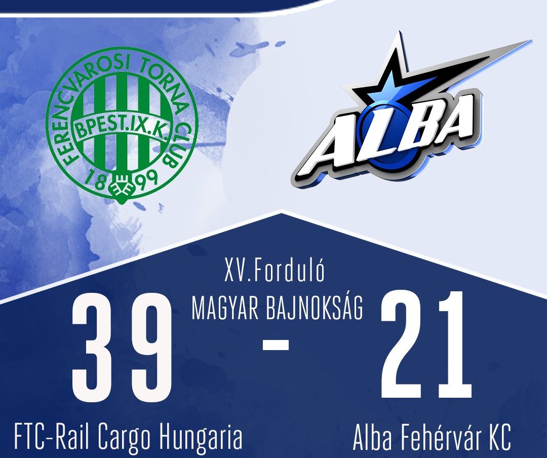 Kézilabda - Nagy vereséget szenvedtek a fehérváriak a Ferencváros otthonában