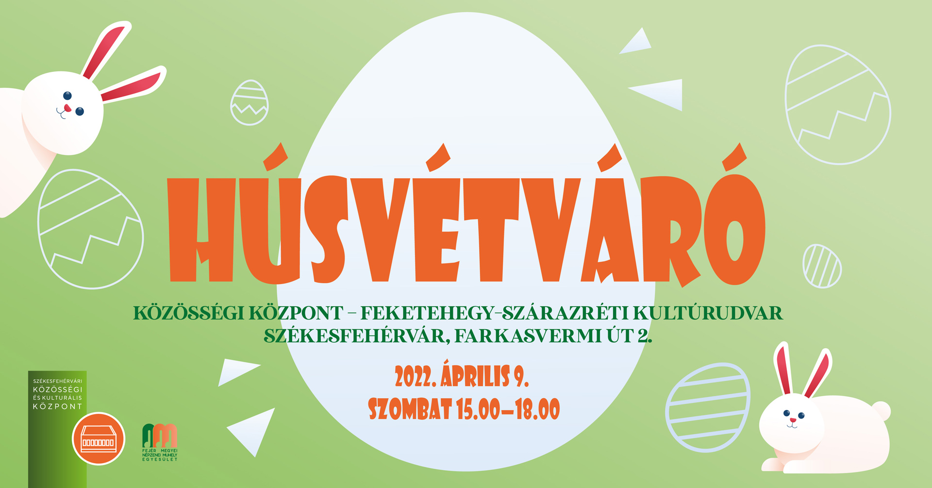 Húsvétváró családi program - nyuszisimogató és kézműves foglalkozások a Szárazréten