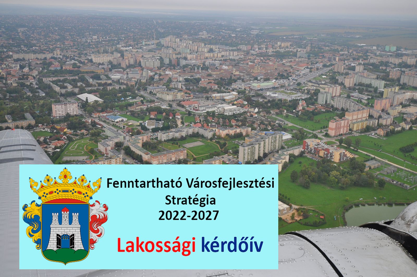 Lakossági kérdőíves felmérés indul a Fenntartható Városfejlesztési Stratégiához kapcsolódva