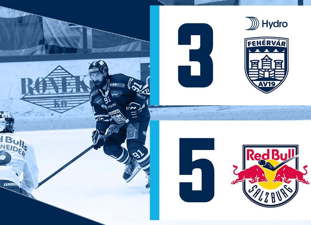 Jégkorong - nagy küzdelem végén győzött a Red Bull Salzburg