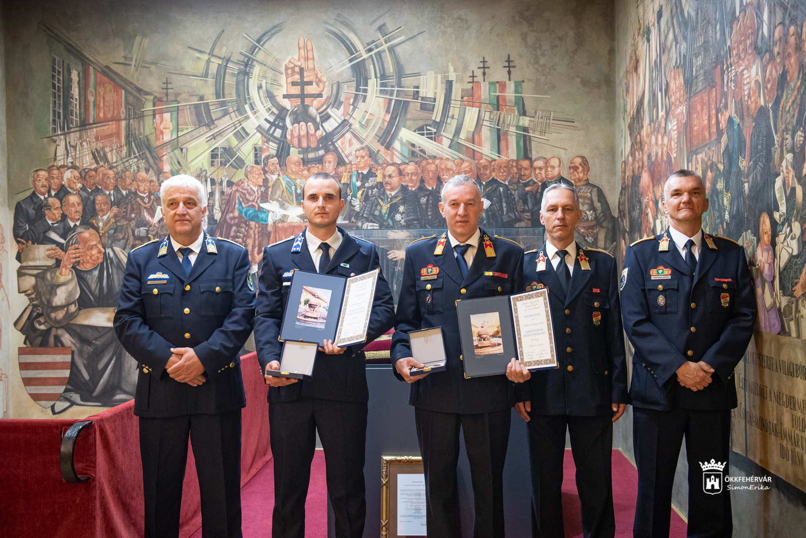 Három kiváló szakember kapta idén a Székesfehérvár Közbiztonságáért díjat