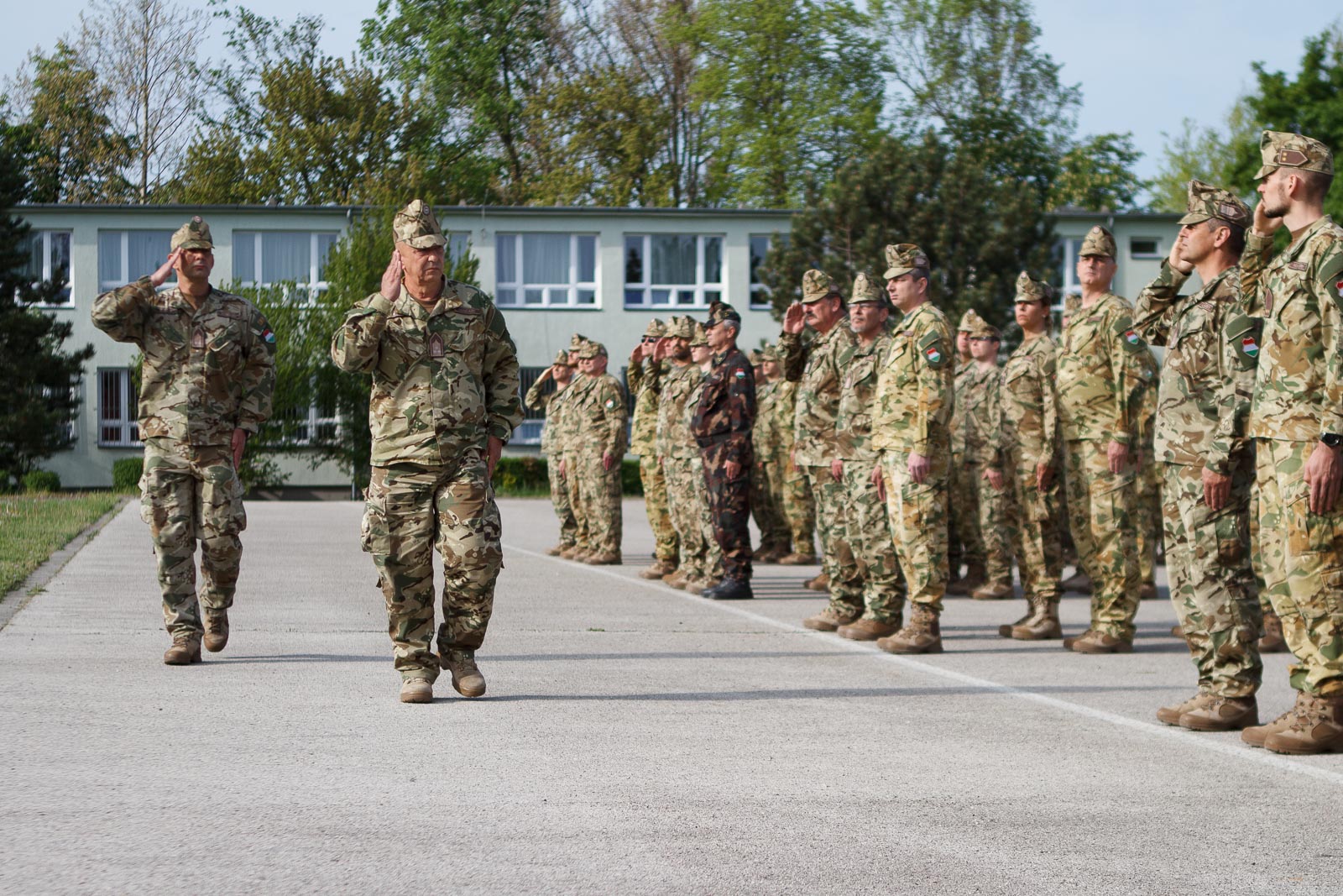 Nyugdíjas katonákat méltattak Székesfehérváron