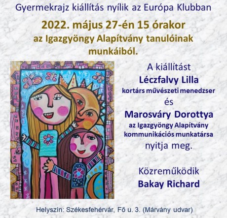 Gyermekrajz kiállítás nyílik az Európa Klubban