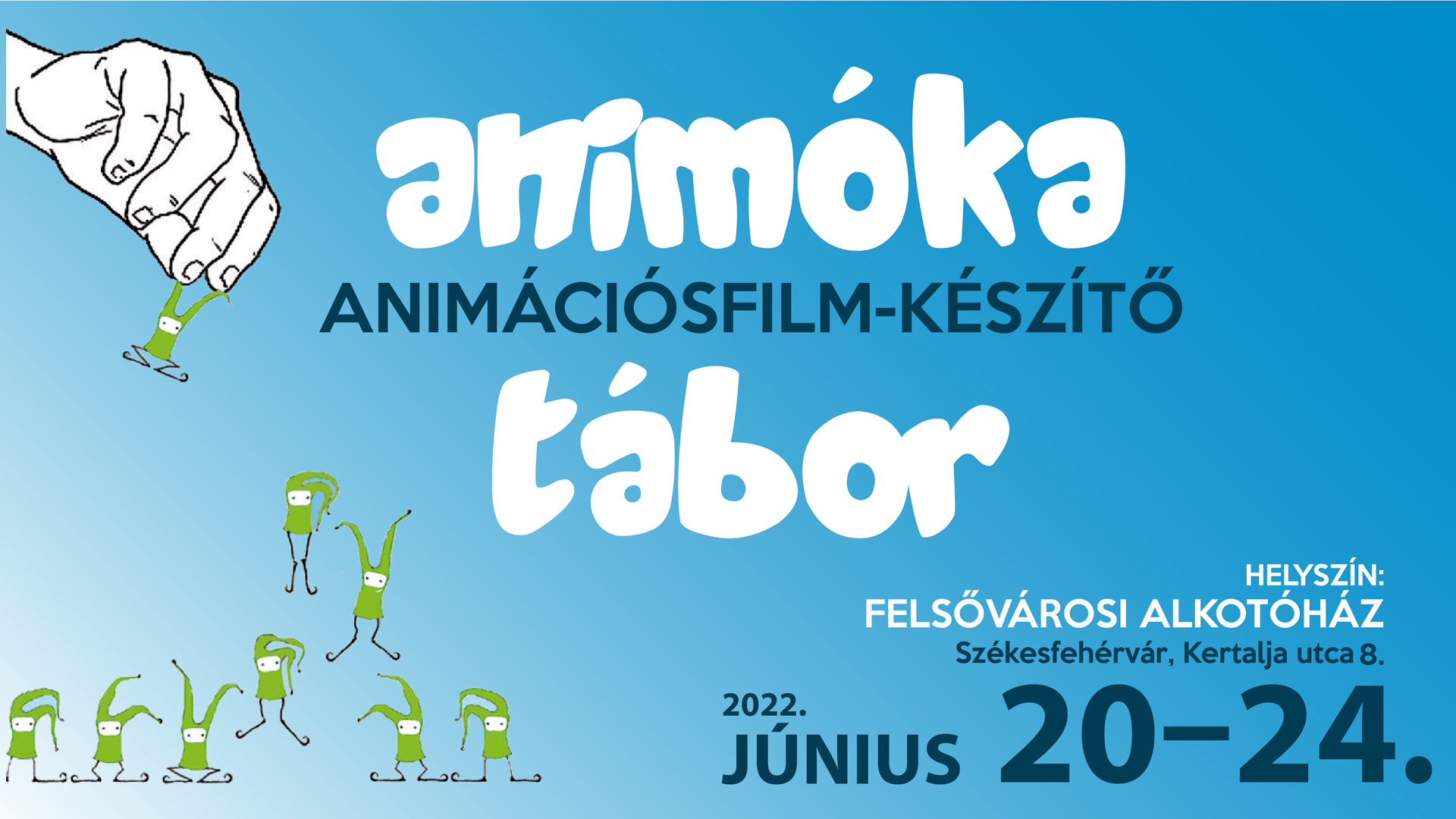 Animációsfilm-készítő tábor gyerekeknek a Felsővárosi Alkotóházban
