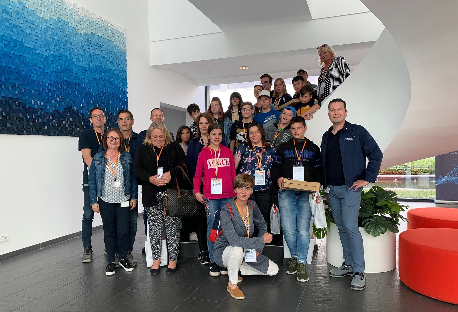 A Grundfosban jártak a 