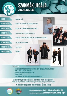 Sétálj bátran a jövőd felé! - szakmák utcája szerdán a Zichy ligetben