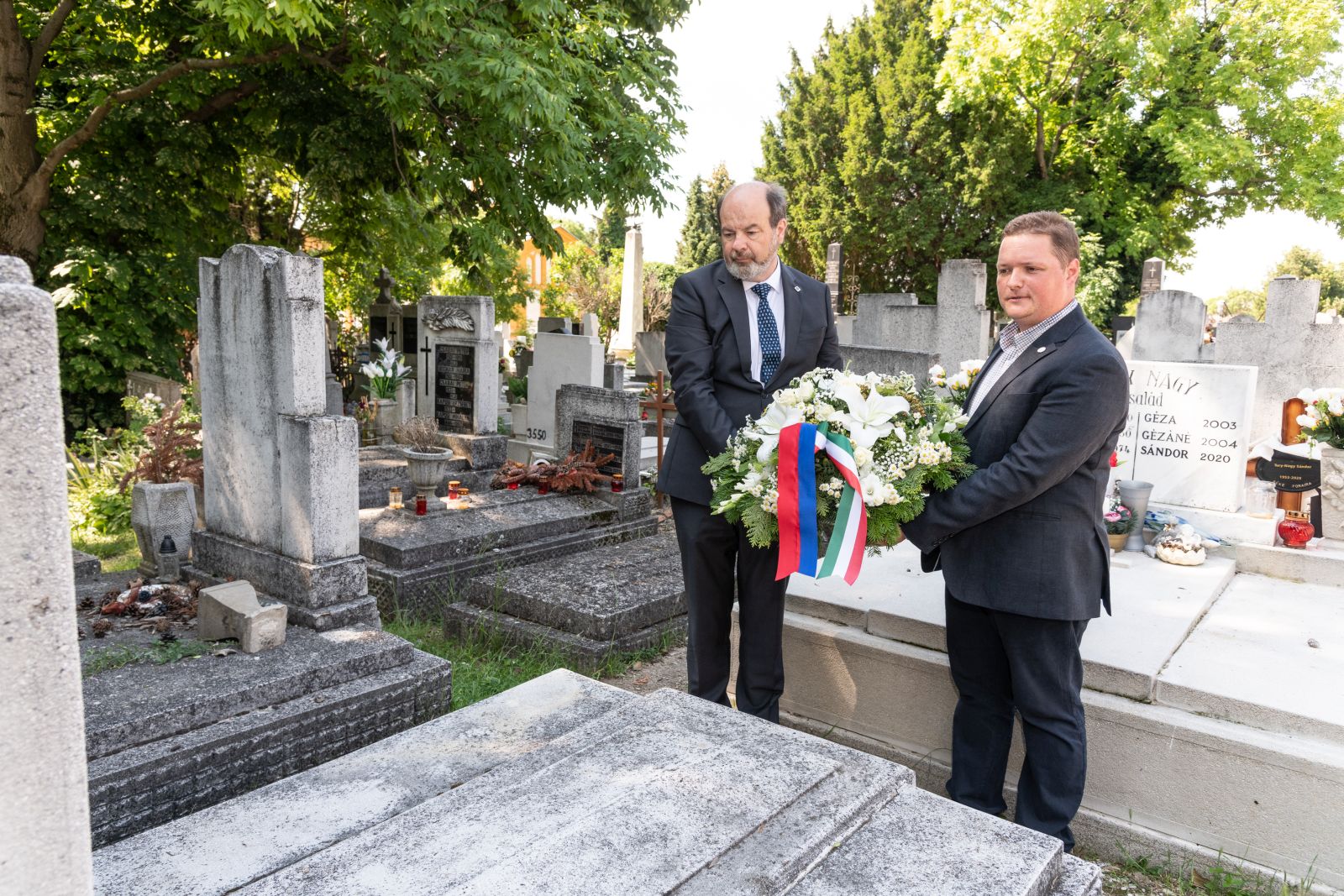 Tarics Ferenc halálának 99. évfordulójára emlékeztek a Csutora temetőben