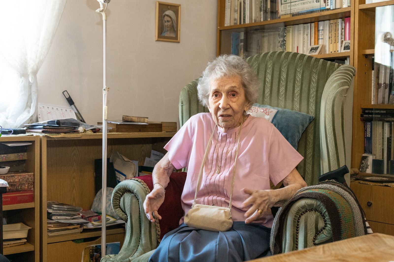 Századik születésnapján köszöntötték Kálmán Piroskát, a város egyik első idegenvezetőjét