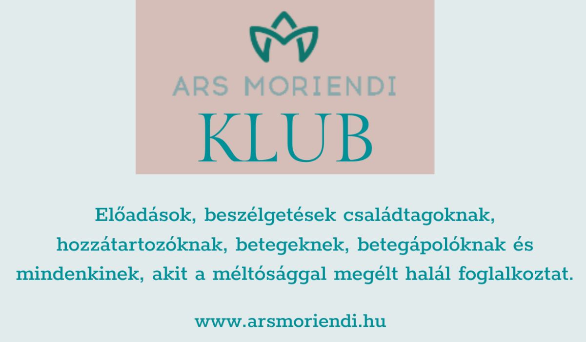 Hangfürdő és beszélgetés életről, halálról az Ars Moriendi Klubban