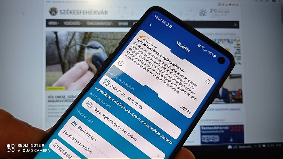 Újabb rekord - májusban 10442 darab 280 forintos diákbérletet vettek Fehérváron