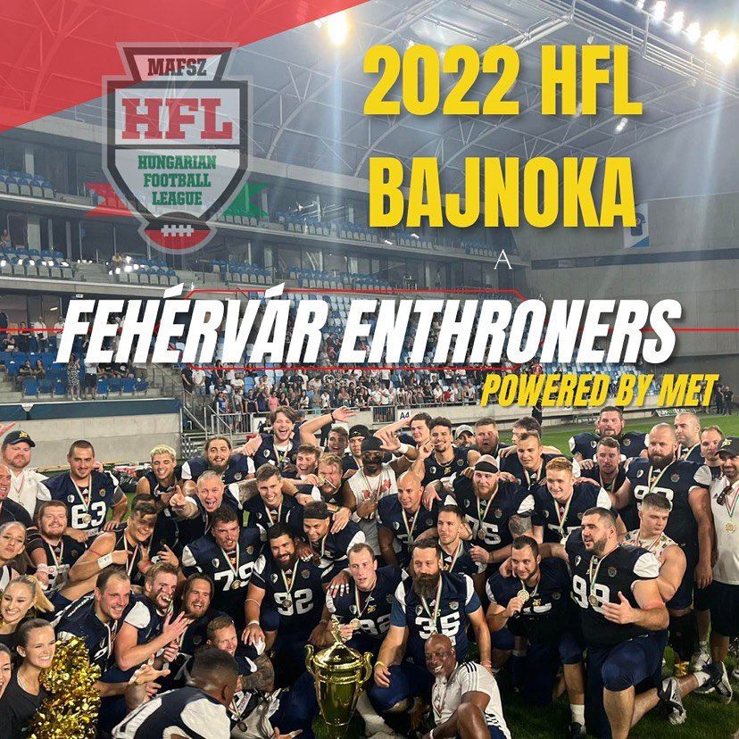 Hungarian Bowl - A Fehérvár Enthroners nyerte a bajnoki döntőt