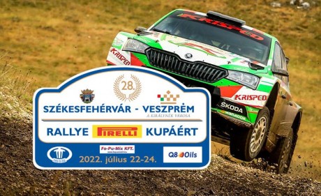 Újra dübörög majd a mezőny - hétvégén Székesfehérvár-Veszprém Rally