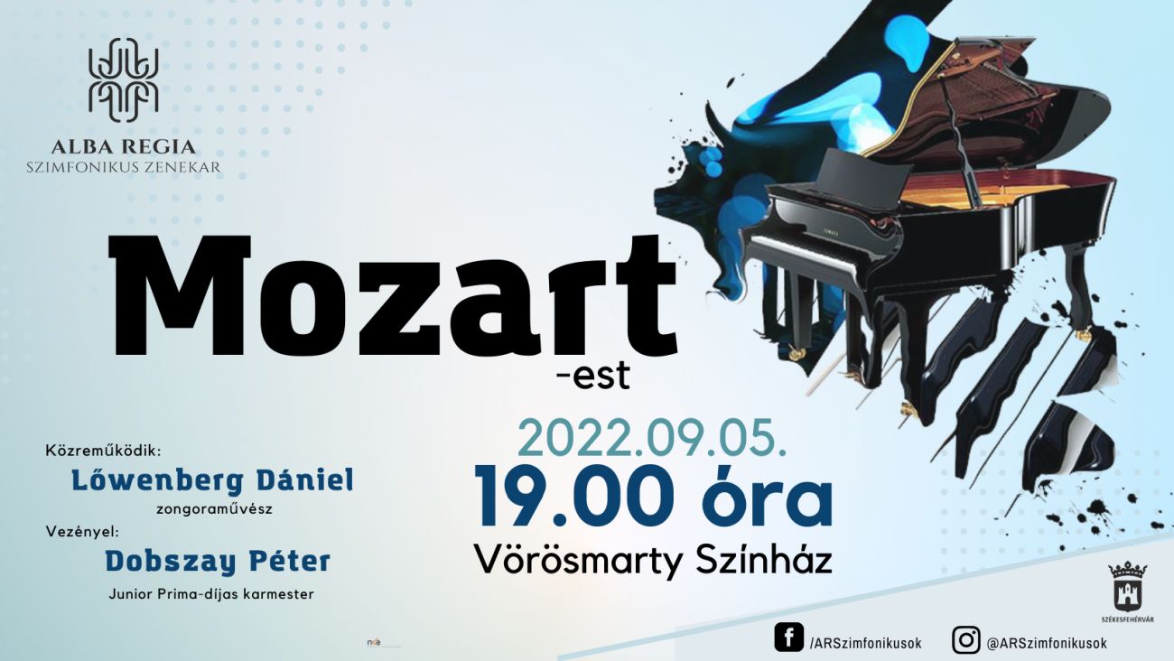 Mozart esttel kezdődik az Alba Regia Szimfonikus Zenekar 2022/2023-as szezonja