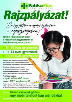 Mobiltelefon a győzteseknek! – szeptember végéig várják a gyerekrajzokat a PatikaPlus pályázatára