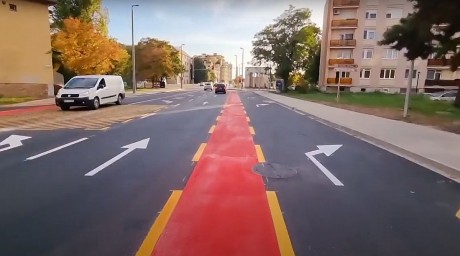 Biciklivel is biztonságosan lehet már közlekedni a Mátyás király körúton