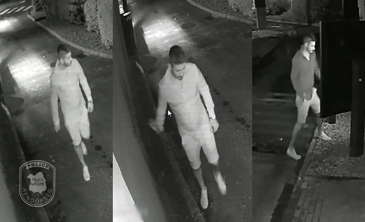 A Piac téren rongált - keresi a székesfehérvári rendőrség