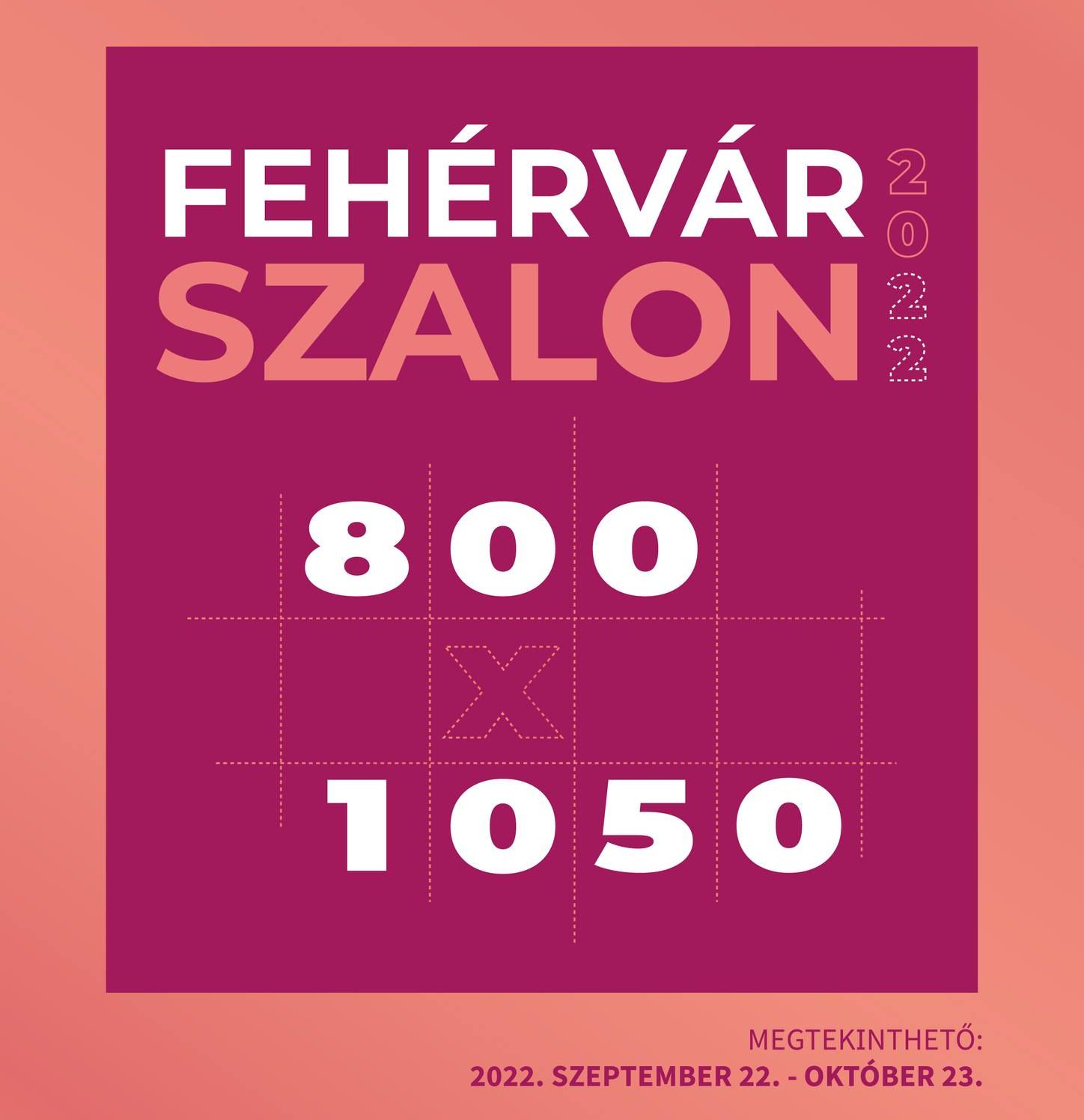 Csütörtökön nyílik a Fehérvár Szalon 2022/800x105 című kiállítás az Országzászló téren
