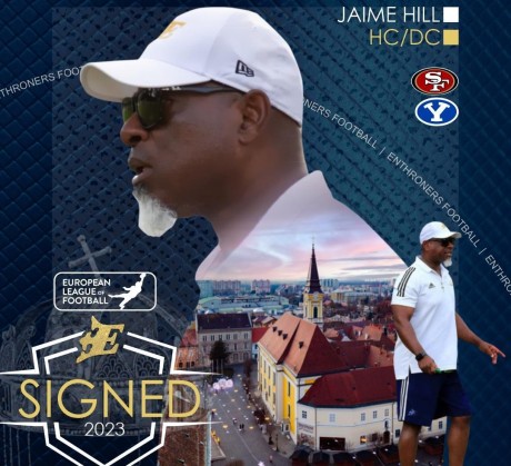 A European League of Football 2023-ban is Jaime Hill vezeti a Fehérváriakat!