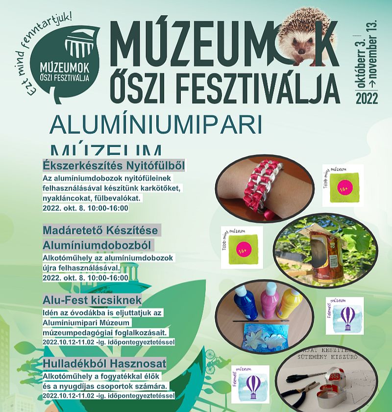 Madáretető és ékszerkészítő kreatív foglalkozás az Alumíniumipari Múzeumban