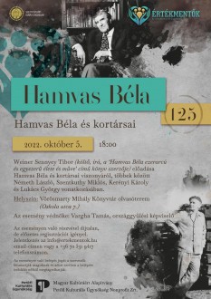 Hamvas Béla és kortársai – ingyenes előadás szerdán este a könyvtárban