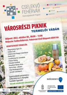 Termelői vásár lesz szombaton a Civil Központ előtt az Áron Nagy Lajos téren