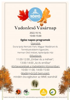 Vadonleső Vasárnap a Sóstón - egész napos programokkal várnak