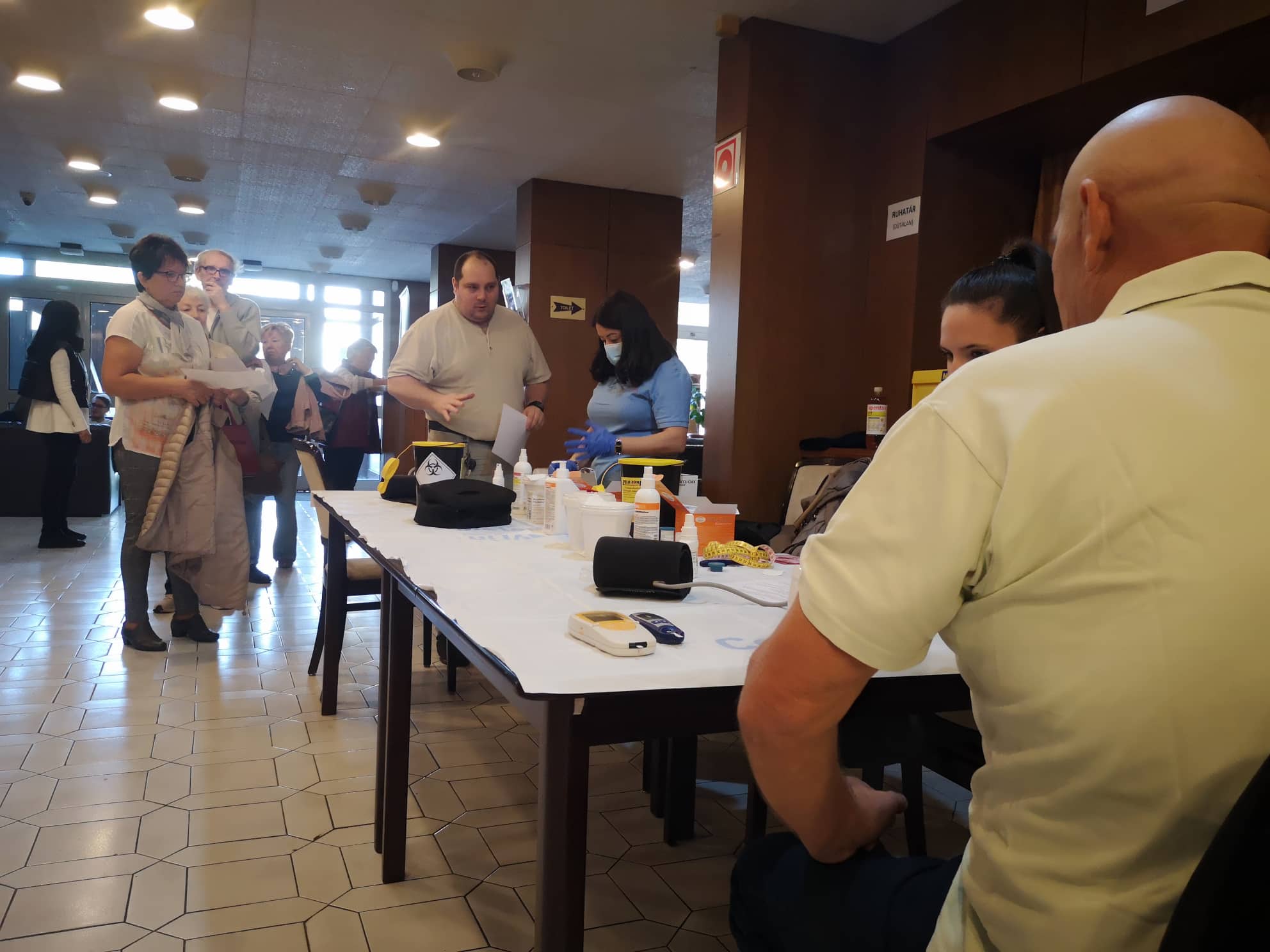A Köfém Művelődési Házban várták az egészségügyi szűrésekre érkezőket