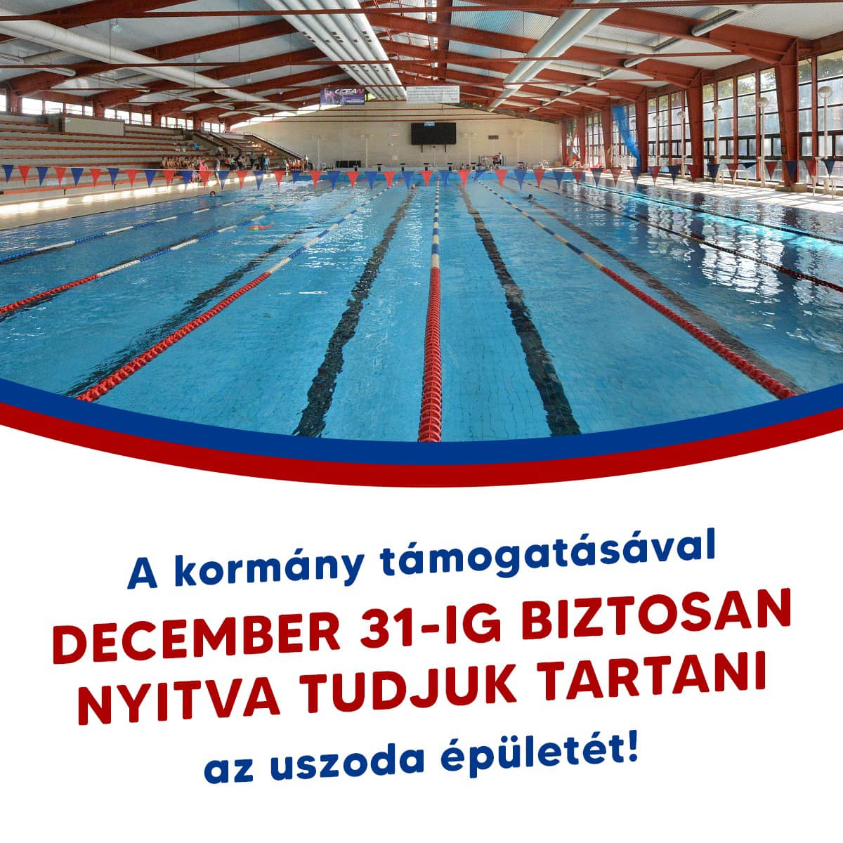 Kormányzati támogatással év végéig biztosan nyitva marad az uszoda Székesfehérváron