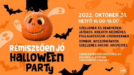 Rémisztően jó Halloween party lesz hétfőn a Fürdő soron