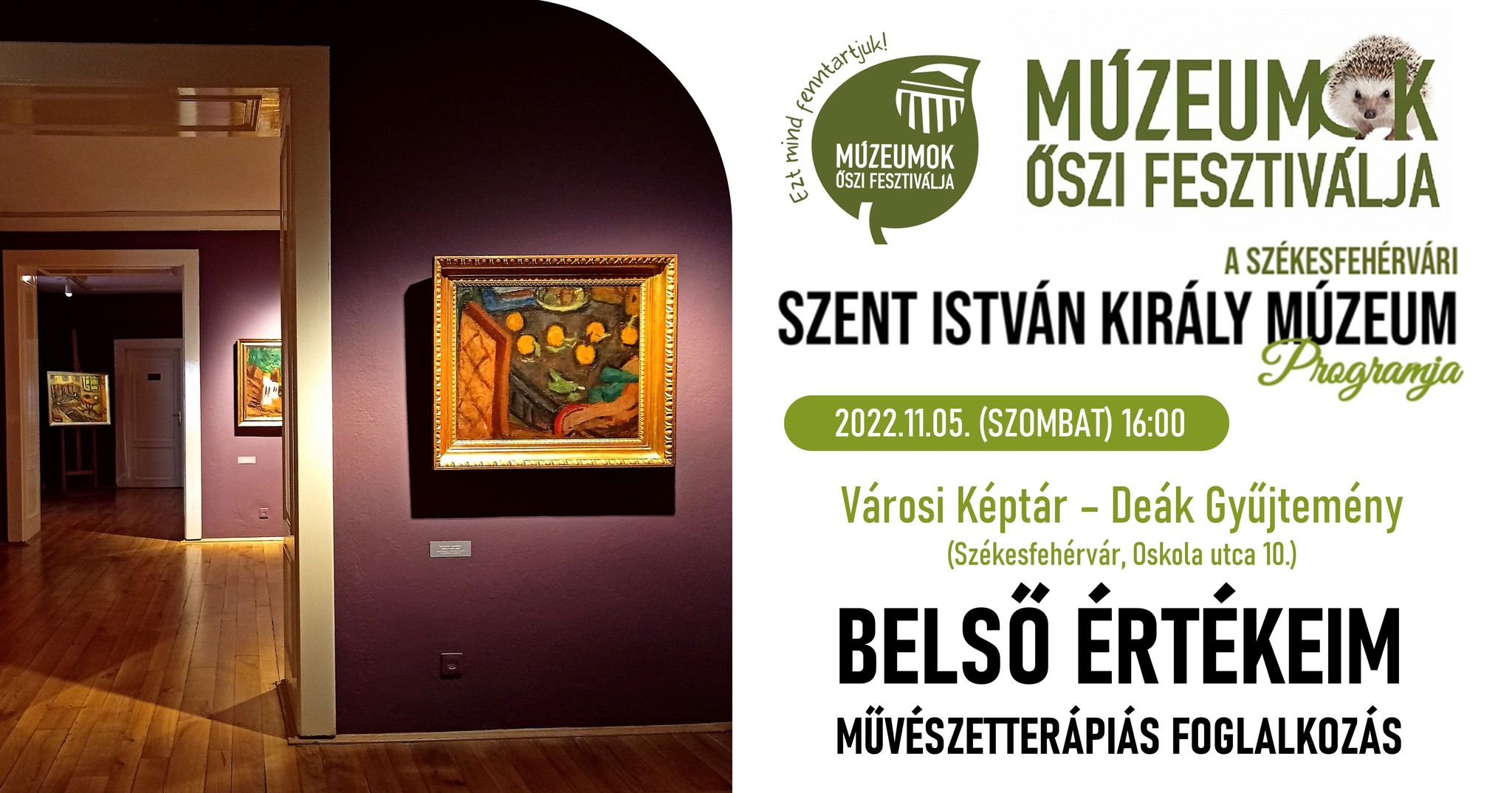 Belső értékeim - művészetterápiás foglalkozás a Deák Gyűjteményben