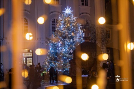 A második gyertya is fellobbant Székesfehérvár adventi koszorúján