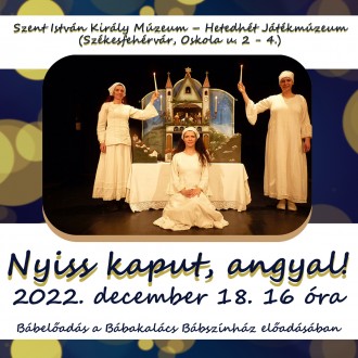 Nyiss kaput, angyal! - bábszínházi előadás a Hetedhét Játékmúzeumban