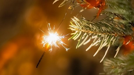 Ne gyújtsuk meg az utolsó csillagszórót! - pillanatok alatt lángra kap a száraz fenyő