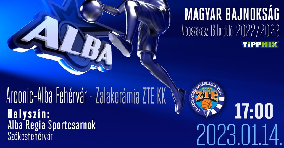 Szombaton a Zalakerámiát fogadja az Arconic-Alba Fehérvár