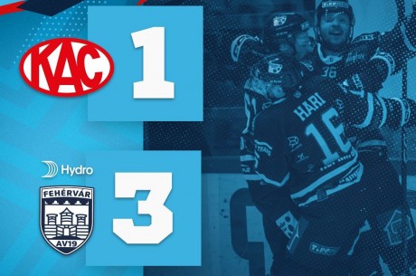 Osztrák jégkorongliga - két góllal nyert Klagenfurtban a Hydro Fehérvár AV19