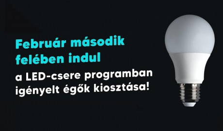 Egy hónapon keresztül lehetett jelentkezni - 2773-an regisztráltak ingyenes LED-égőkre