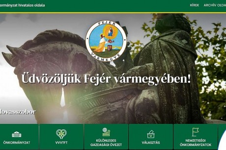 Megújult formában várja látogatóit Fejér vármegye honlapja