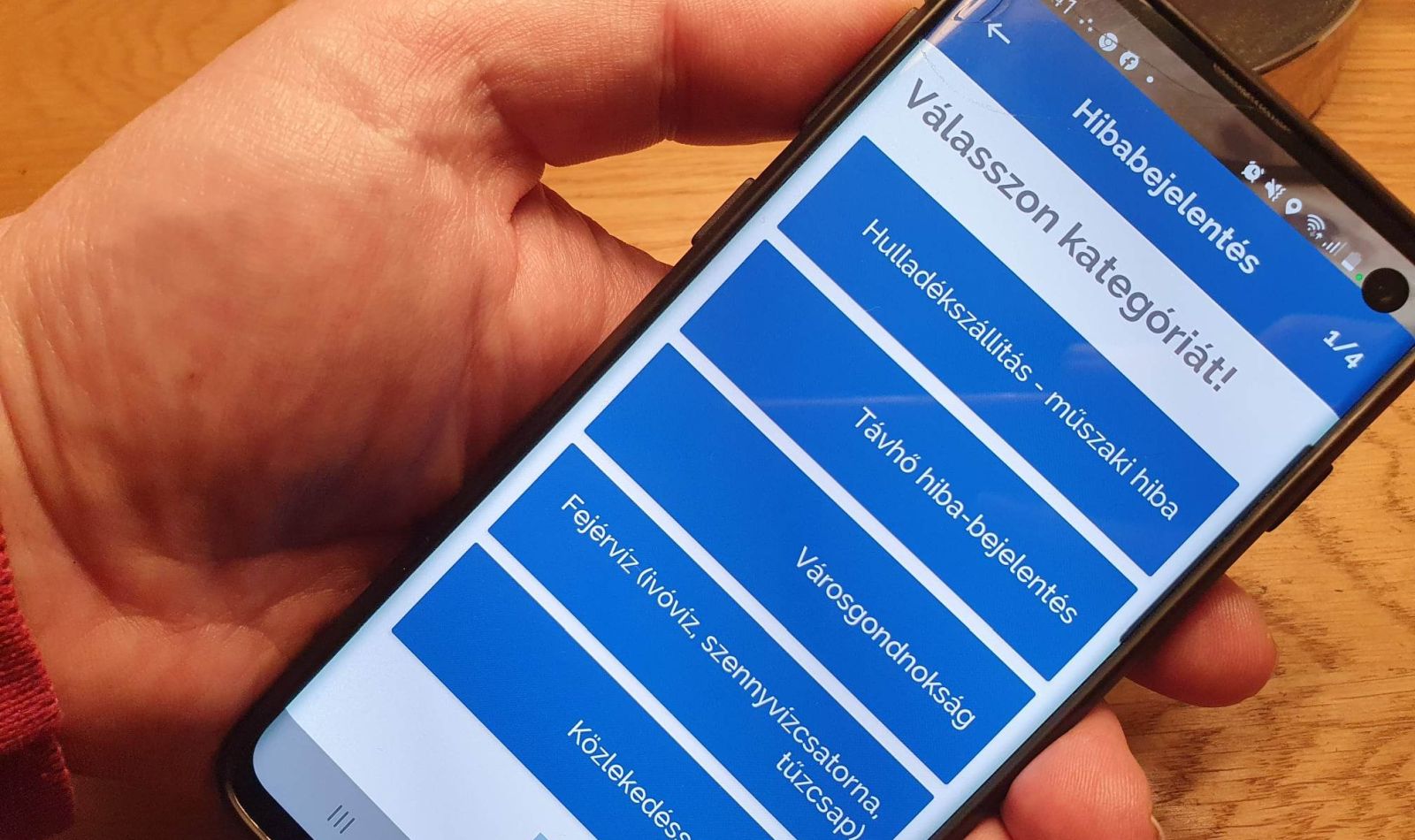 Már appon is jelezheti a problémát a közműszolgáltatók vagy a Városgondnokság felé