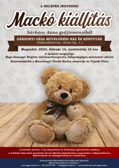 A plüssmackóké a főszerep a Gárdonyi Géza Művelődési Házban