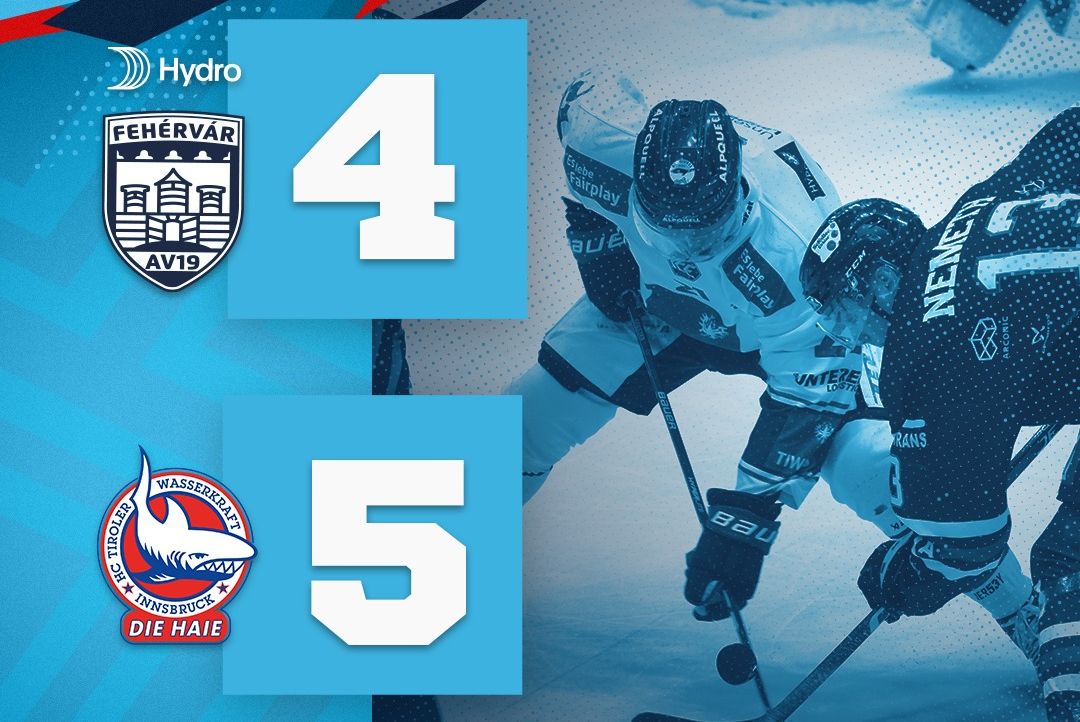 Osztrák jégkorongliga - hosszabbításban 5:4-re kikapott a Volán az Insbrucktól