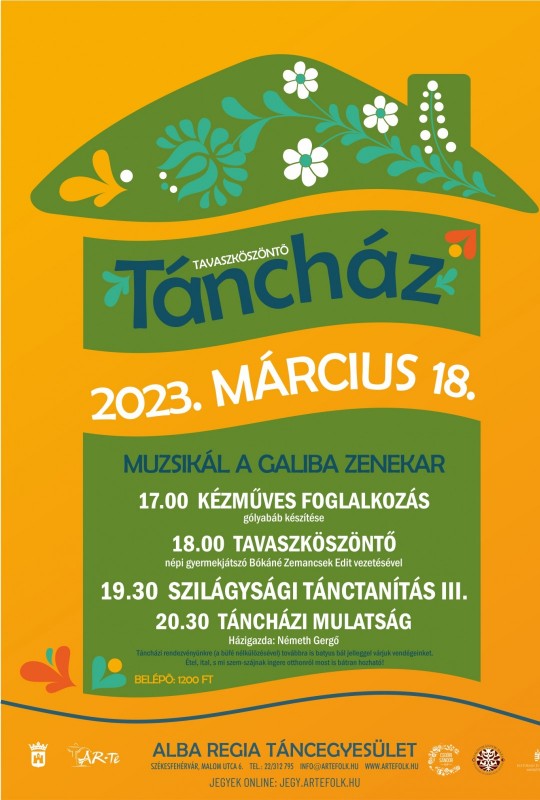 Március 18-án tartja tavaszköszöntő táncházát az Alba Regia Táncegyüttes