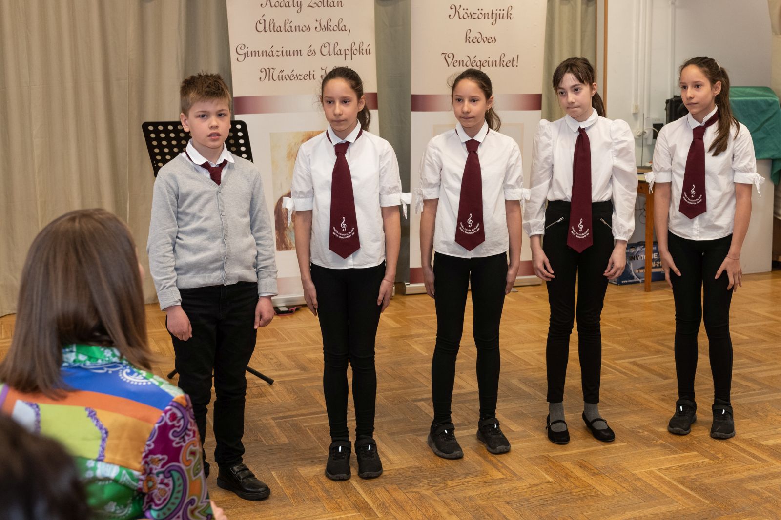 Társaséneklési verseny a Kodály iskolában Bartók születésnapján