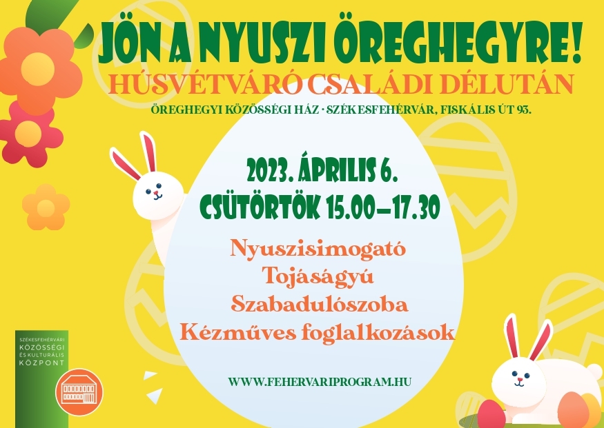 Csütörtökön húsvétváró programra várják a családokat Öreghegyre