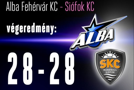 Női kézilabda NB I - Döntetlent játszott az Alba Fehérvár a Siófokkal
